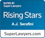 Rated By Super Lawyers | Rising Stars | A.J. Serafini | SuperLawyers.com
